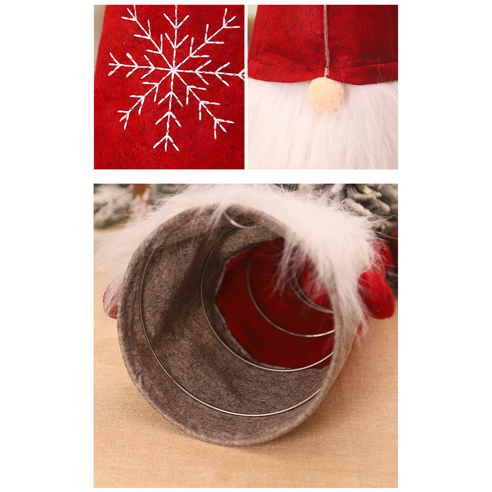 Christmas Hat Treetop Decorative Woodsman Doll 3
