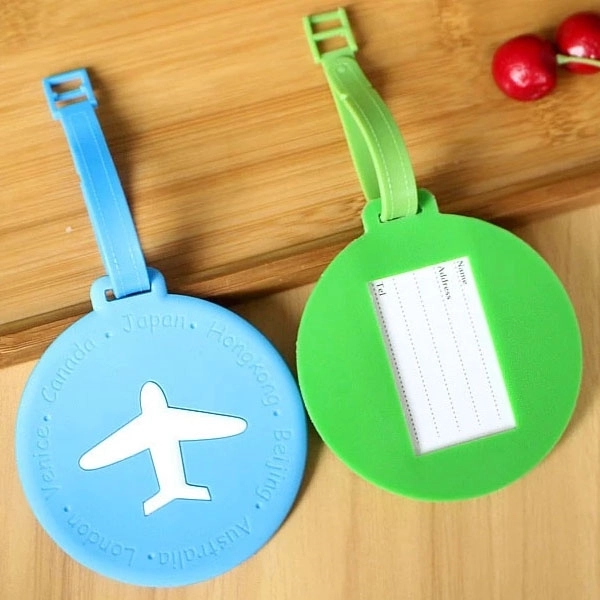 Round Soft PVC Luggage Tag 3
