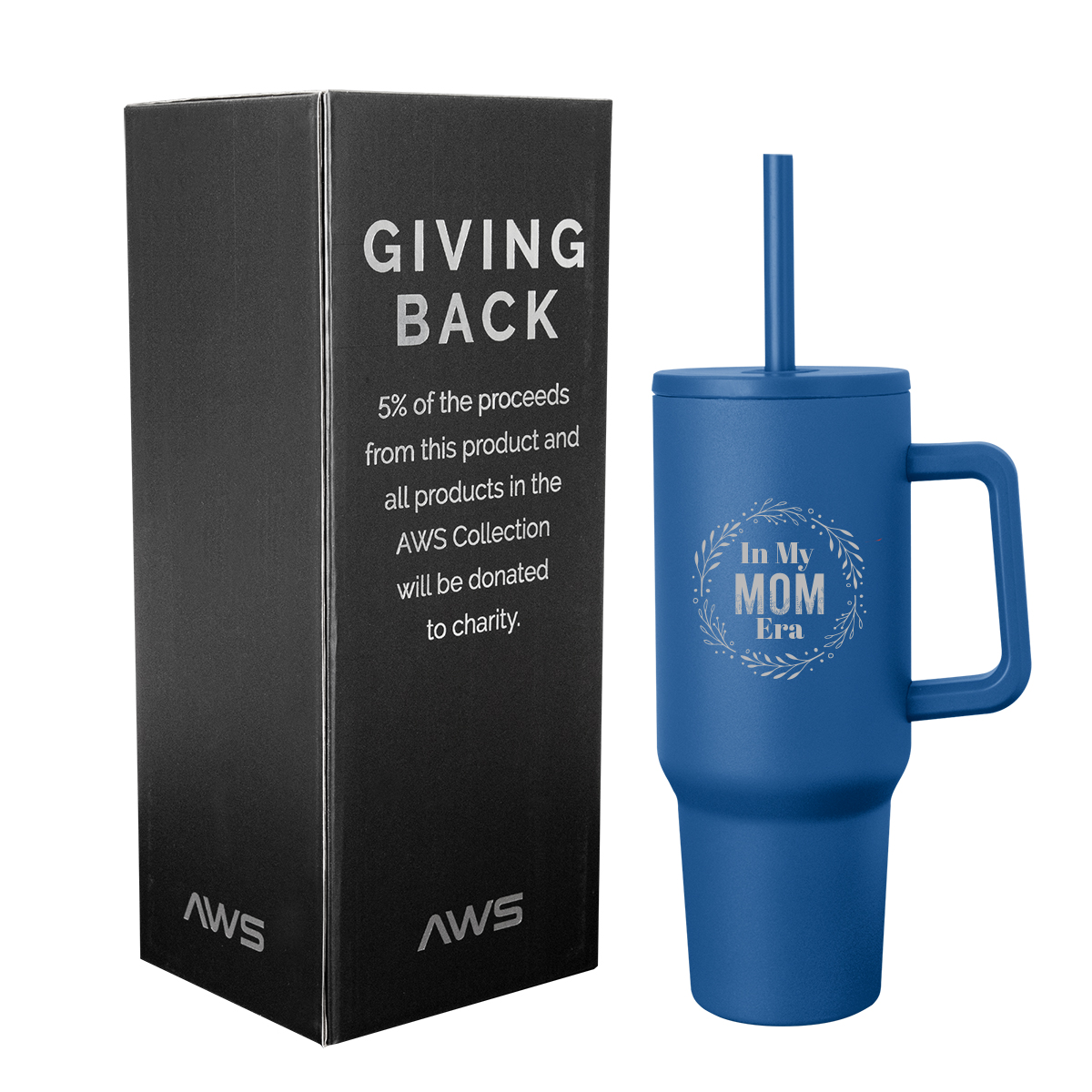 40 Oz. AWS Jackson Intrepid Stainless Steel Tumbler 9