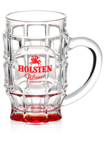 17.75 oz. Dimpled Glass Beer Mugs 9