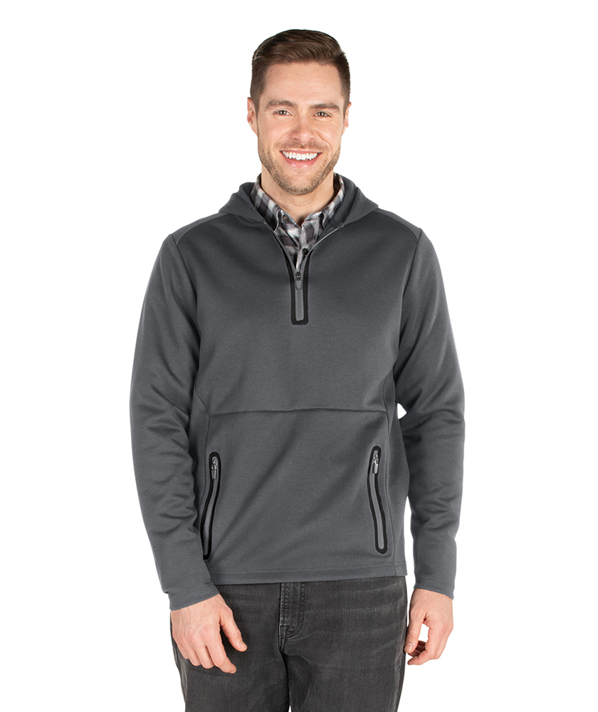Seaport Quarter Zip Hoodie, custom hoodie or sweatshirt with logo imprint 21
