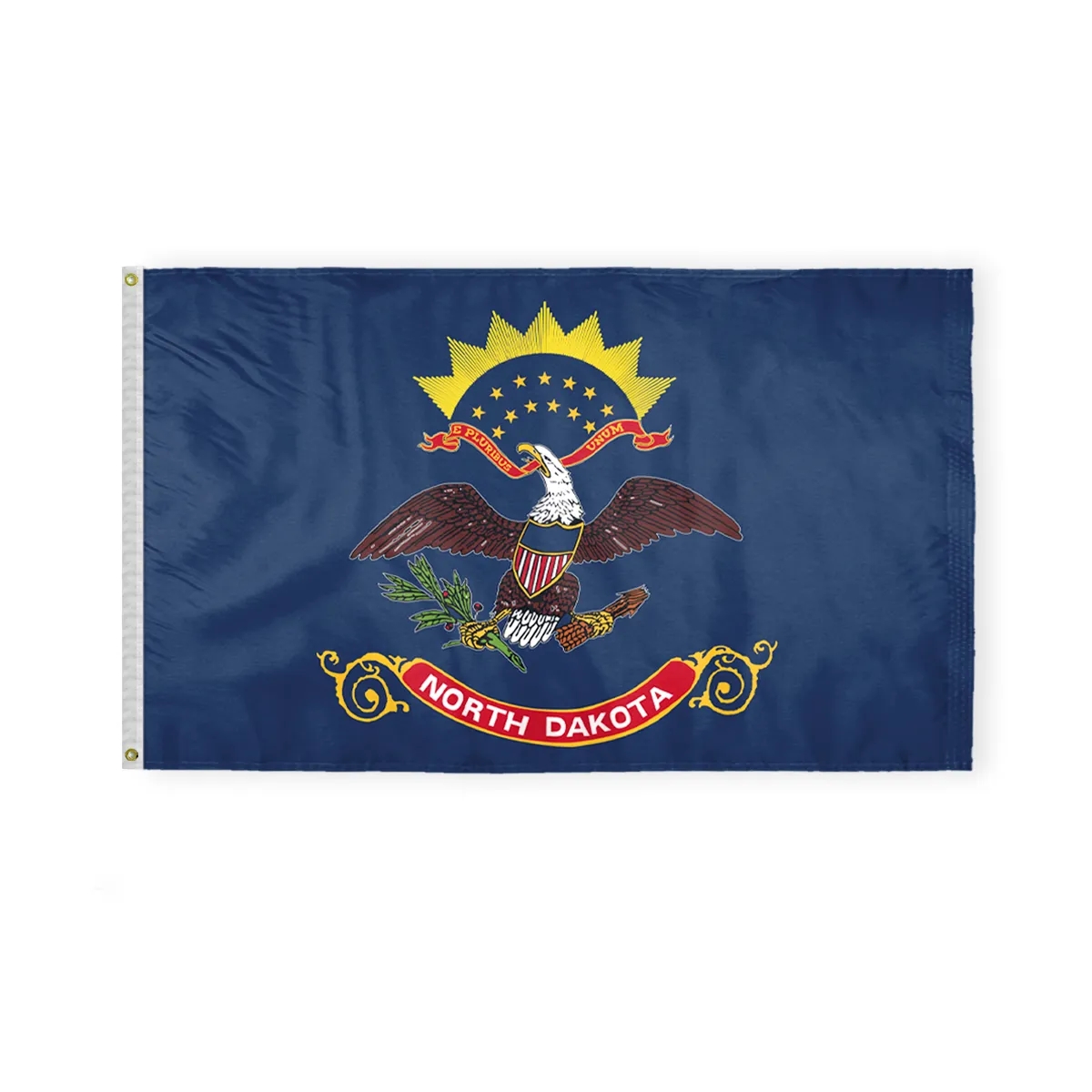 12"x18" to 8'x12' North Dakota Nylon Flags 2