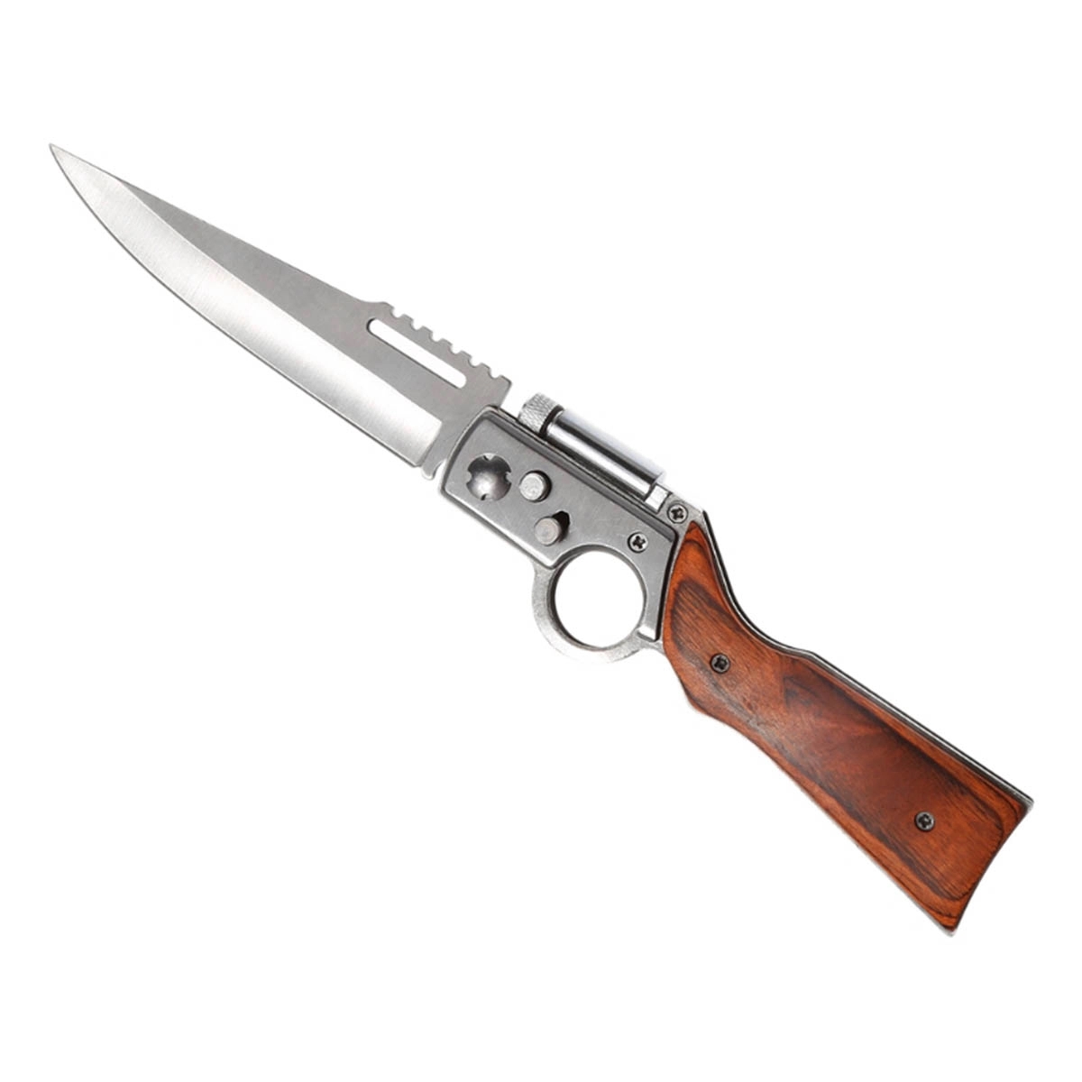 AK47 Folding Knife with LED Light 3