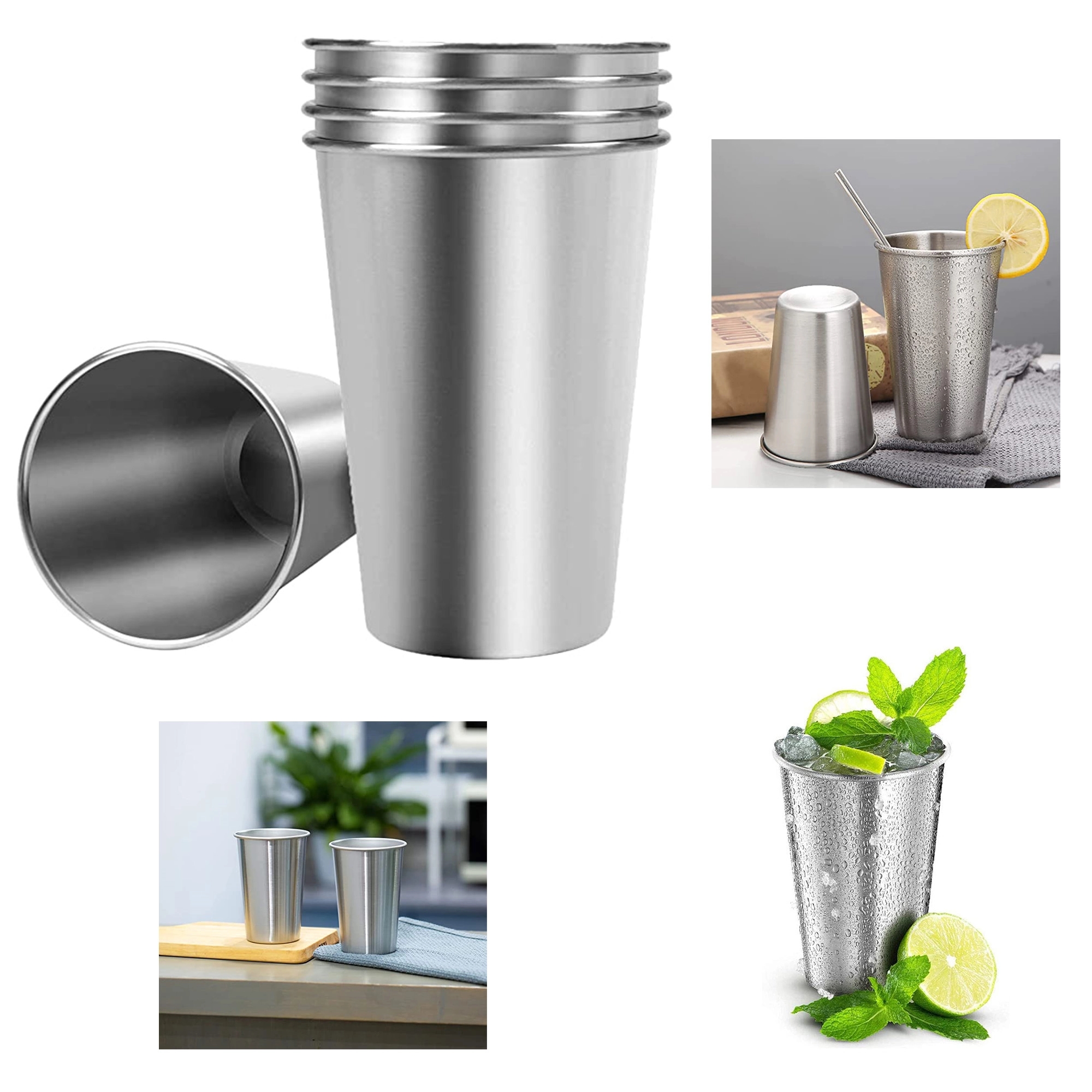 MOQ 30pcs 16 oz Stainless Steel Cup 3