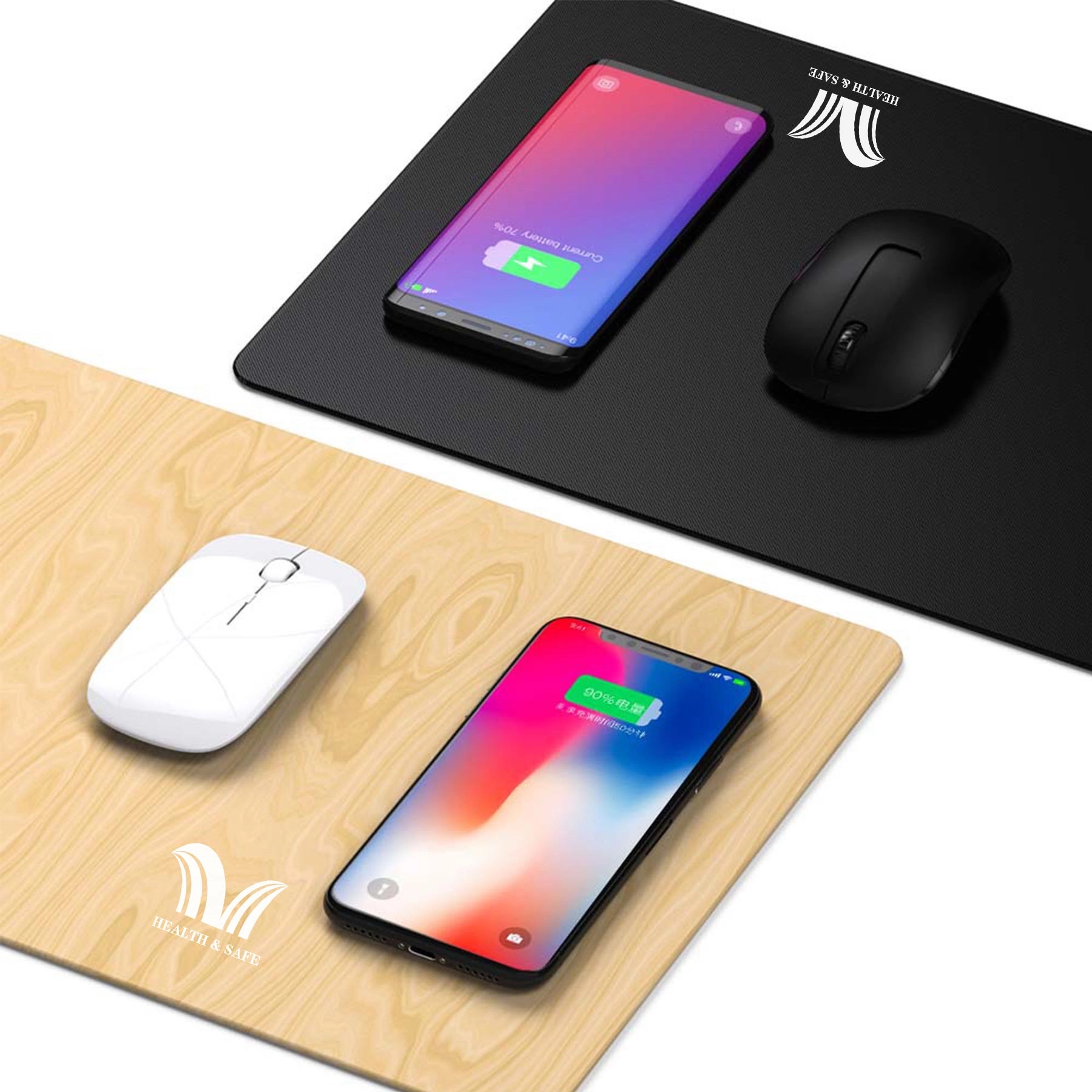Wireless Charger Mouse Pad Mat 10W Compatible for Phone 4