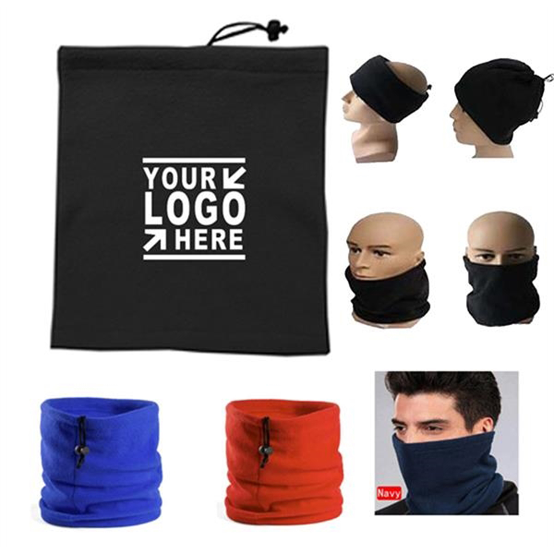 Winter Neck Warmer Gaiter with Filter 2