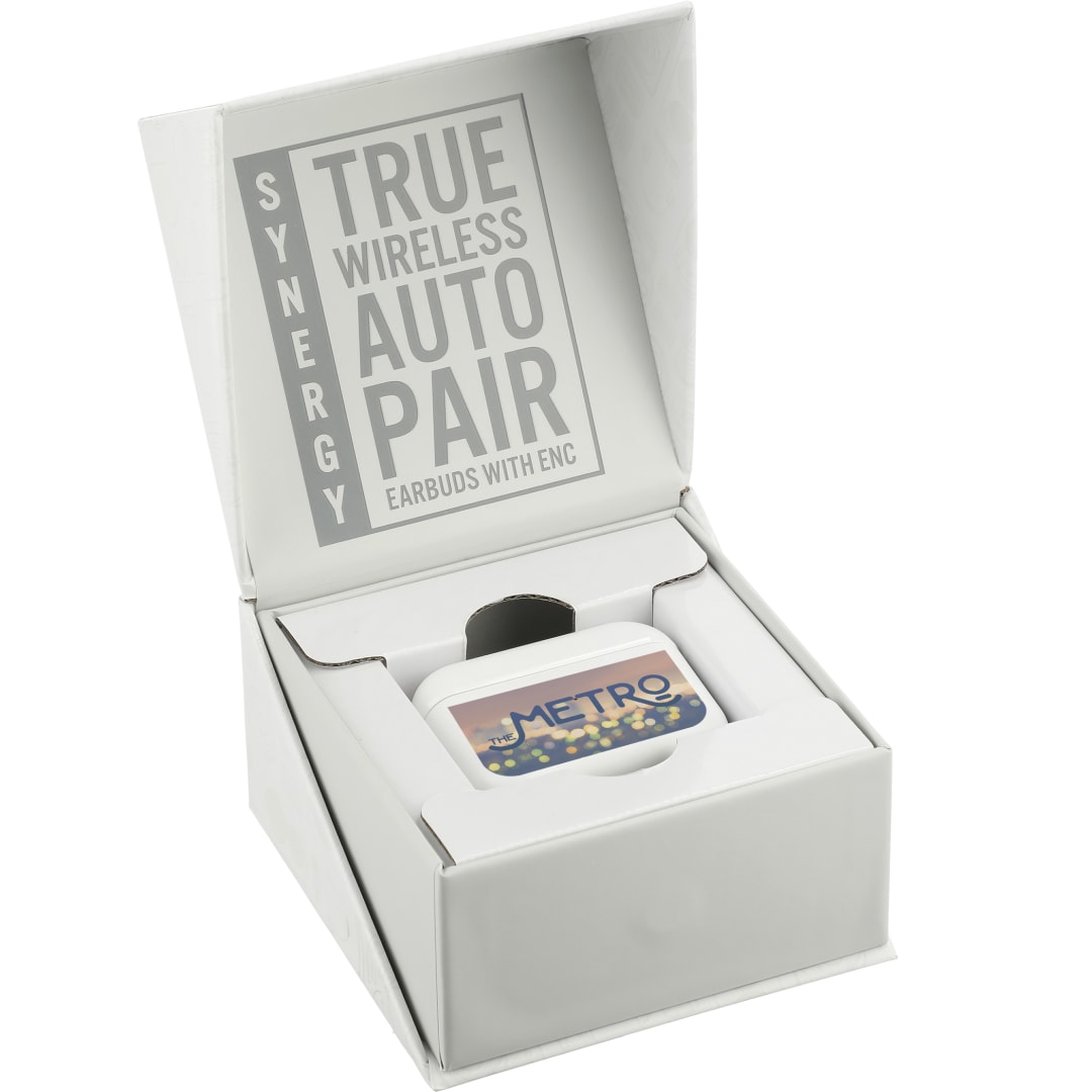 Synergy True Wireless Auto Pair Earbuds with ENC 37