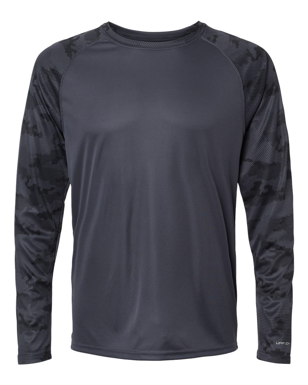 Unisex Cayman Performance Camo Colorblocked Long Sleeve T-Shirt - 216 38