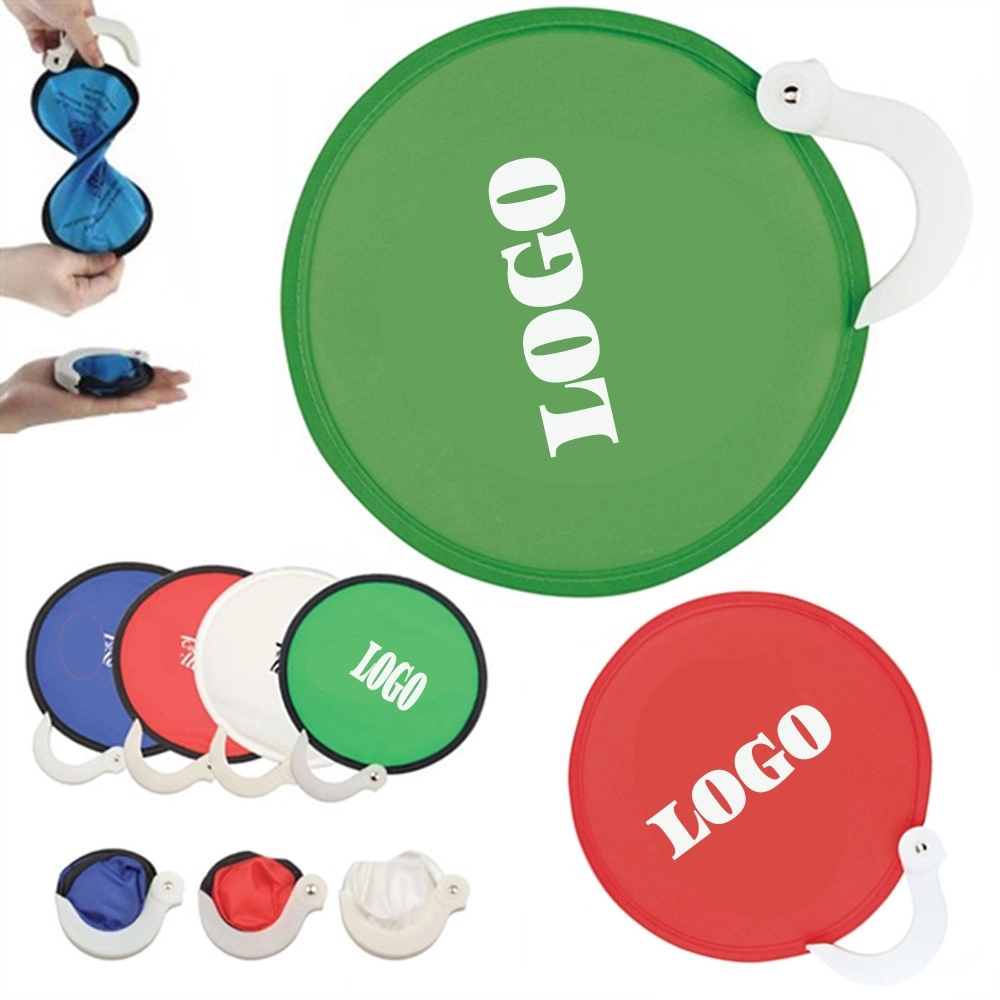Foldable Nylon Fan With Pouch 2