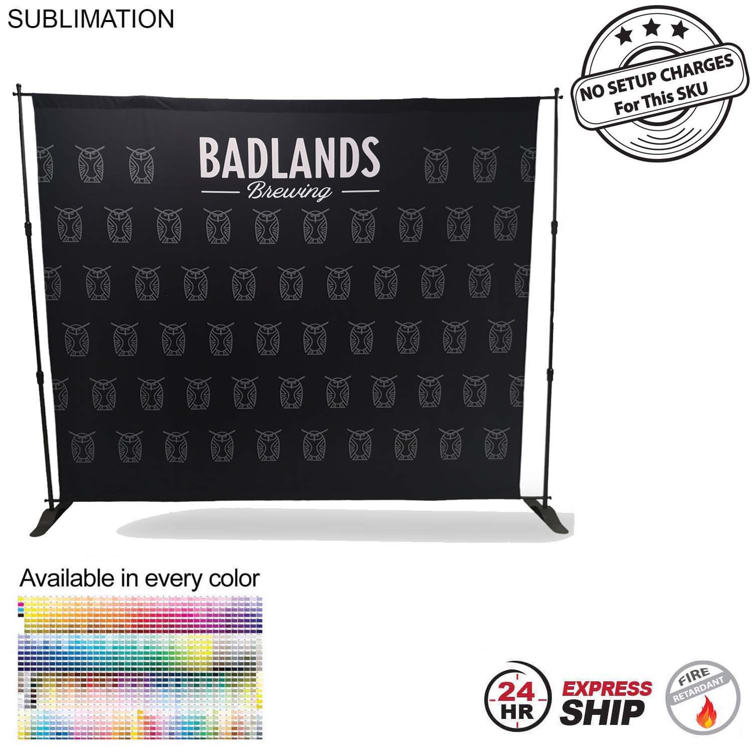 24 Hr Express Ship- 10' Exhibitor Expanding Display Kit Media Wall Backdrop with Full Color Graphics 6