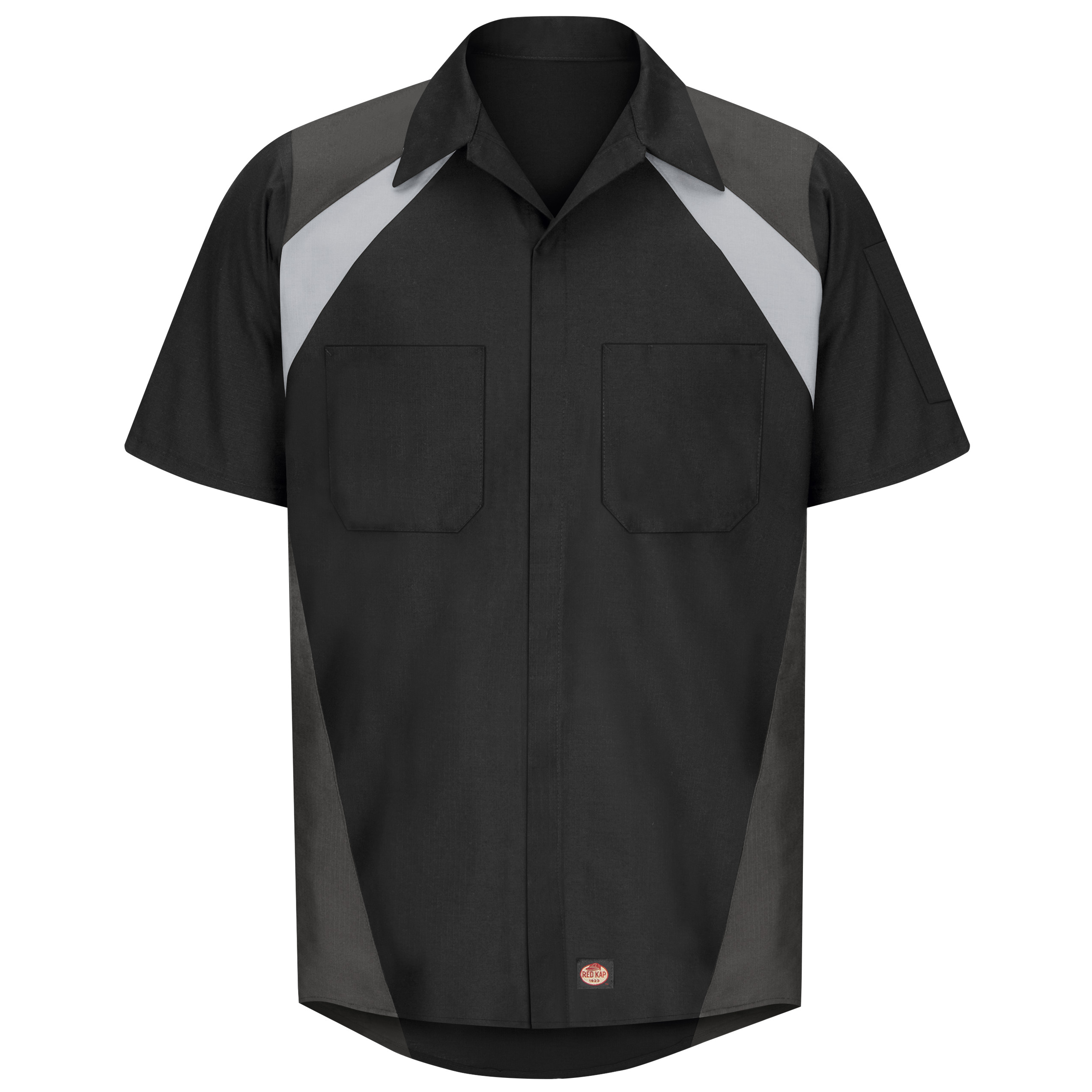 Red Kap® Men's Short Sleeve Tri-Color Shop Shirt 4