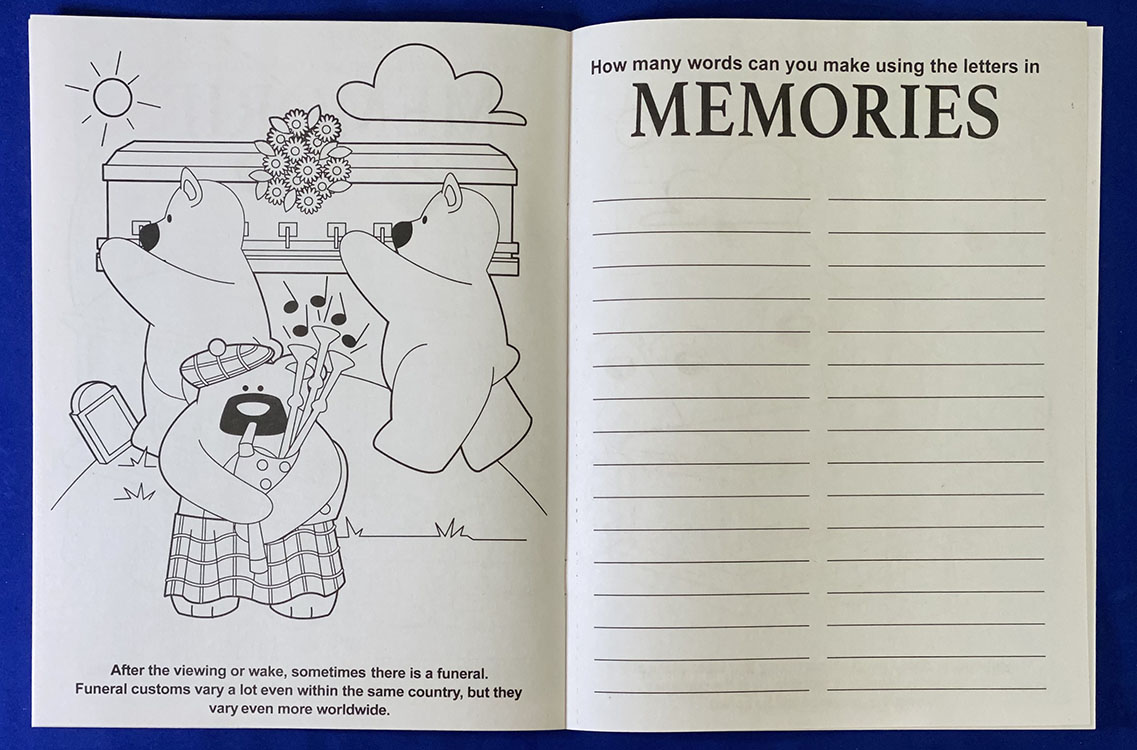 COLORING BOOK - Losing A Loved One Coloring & Activity Book 4