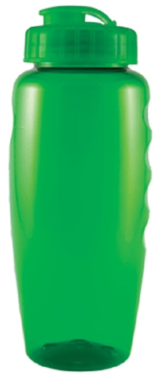 30 oz "Gripper" Poly-Clean Sports Bottle with Super-Sipper Lid