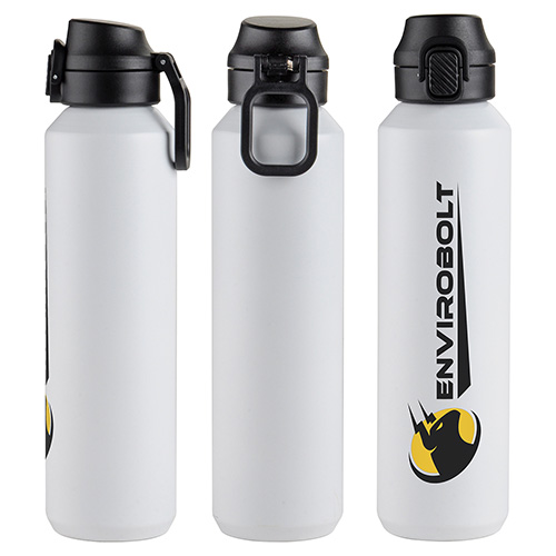 Nexus 27 oz Recycled Aluminum Bottle with Flip-Top Lid and Carabiner 3