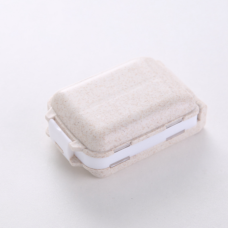 8 Compartments Pill Organizer Portable Pocket Pill Box Dispenser 29