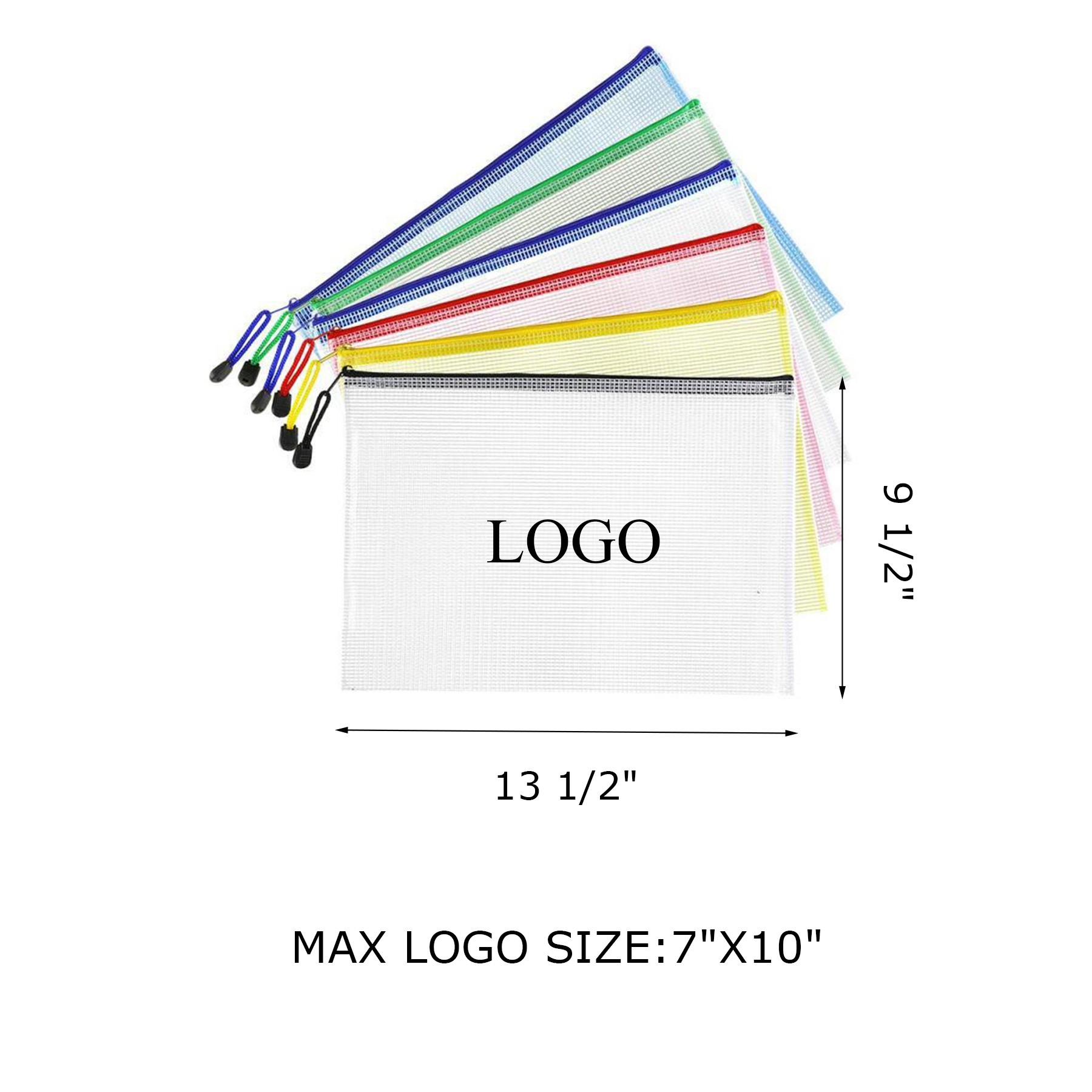 Mesh Zipper Pouch Document Bag 2