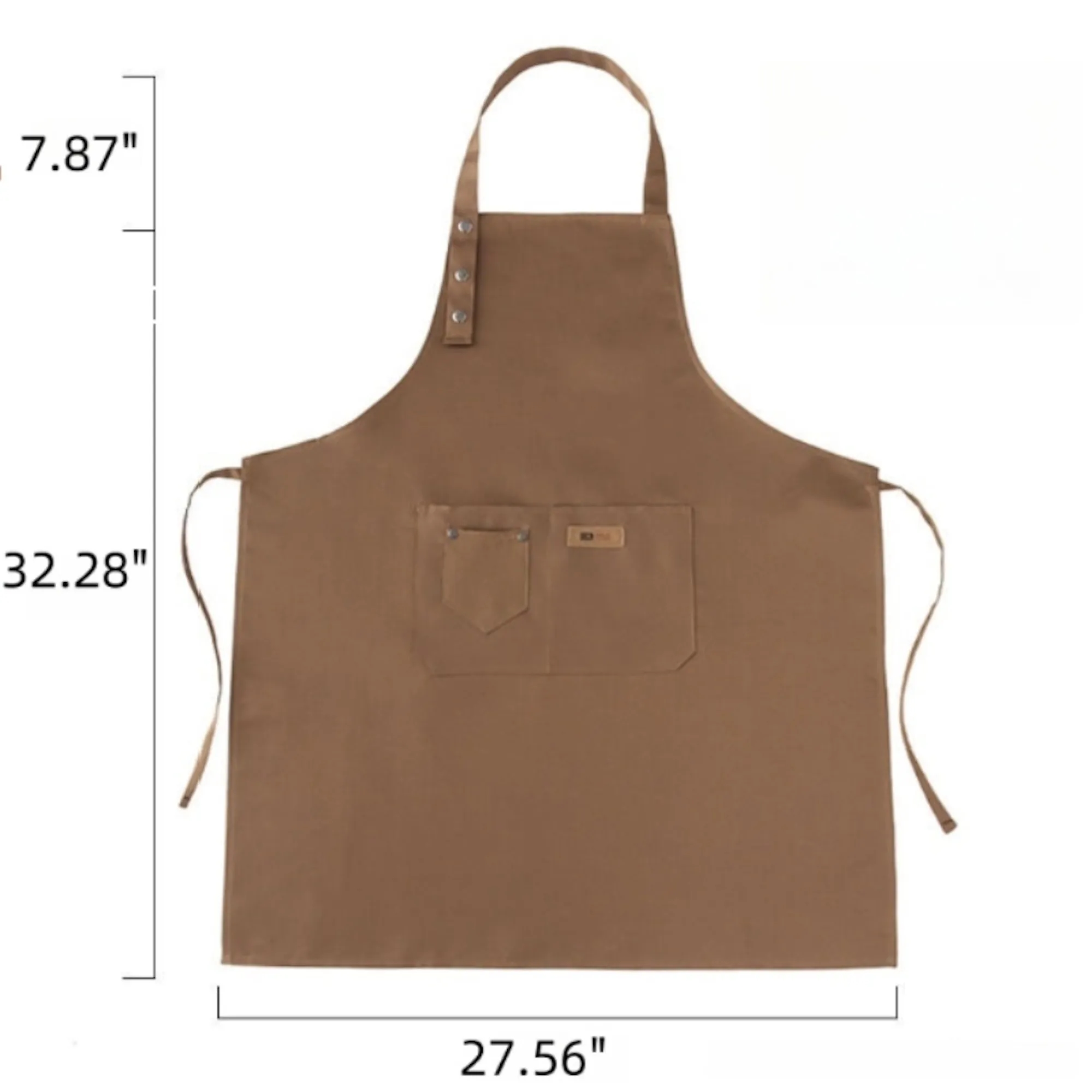 Kitchen Cooking Adjustable Polyester Apron With Pocket 3
