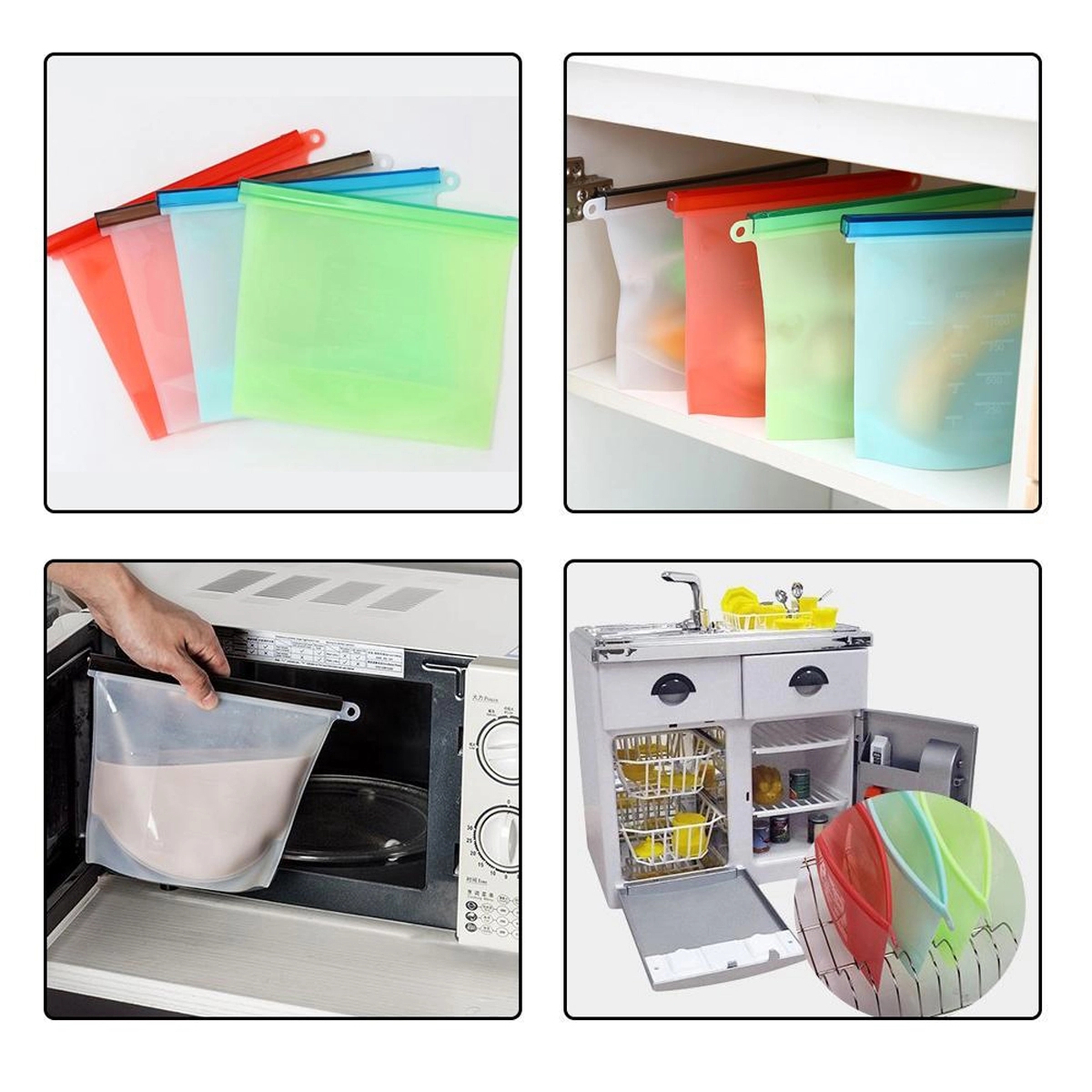 Silicone Food Storage Bags 5