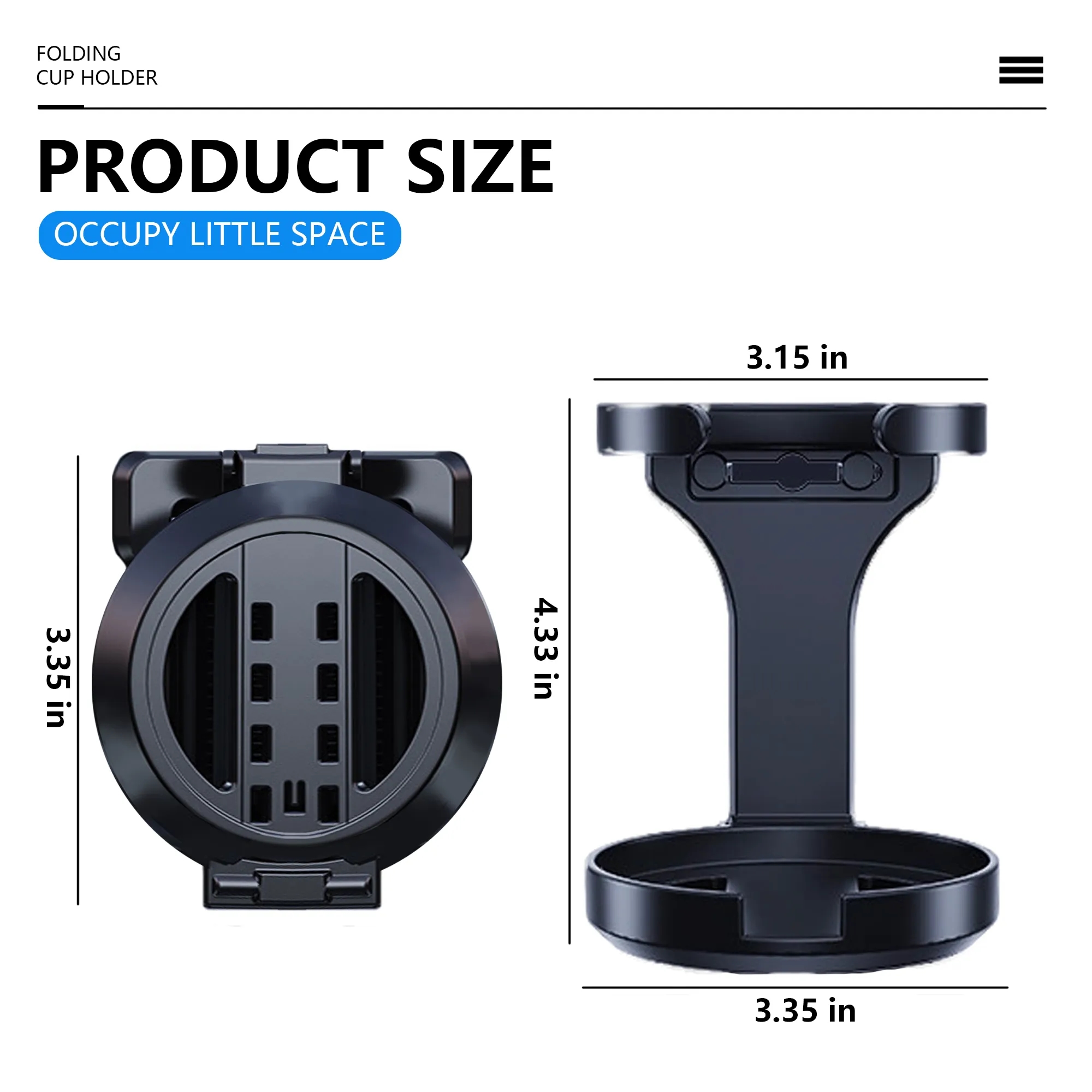 Collapsible Car Cup Holder 6