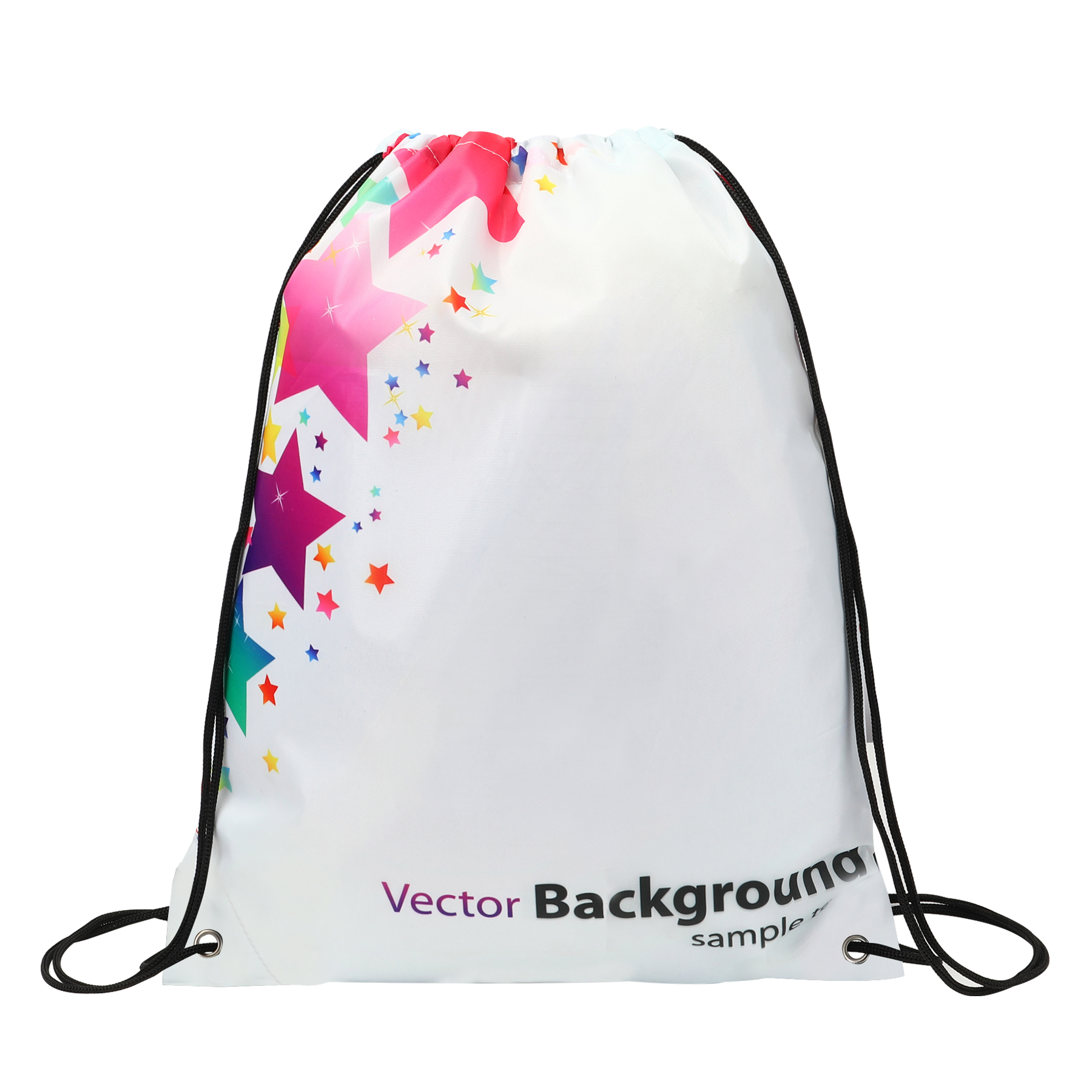 14" x 17" Dye-Sublimated Drawstring Backpack 12