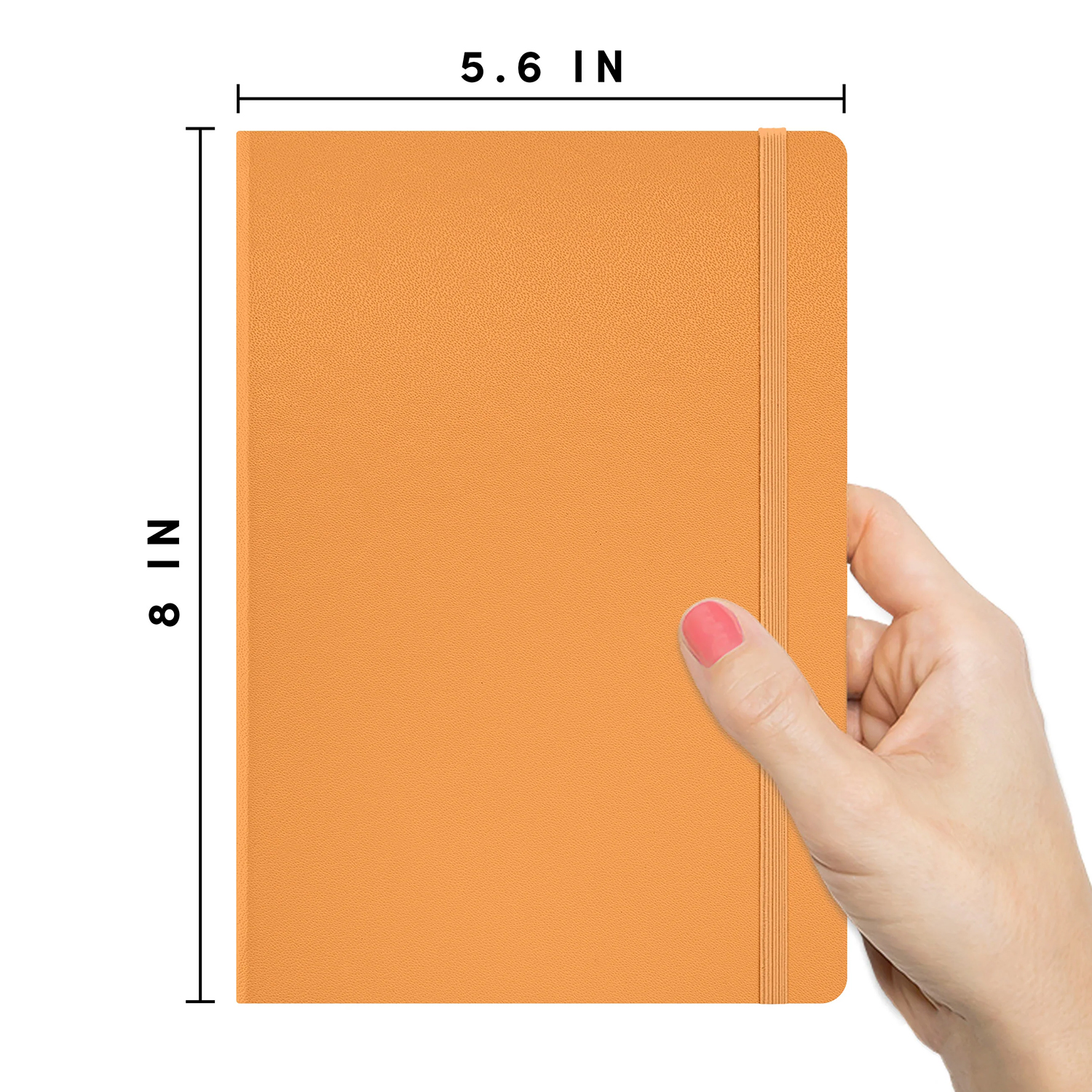 PAPERAGE® Expanded Leather Hard Cover Lined Journal Notebook 252 Numbered Pages 4