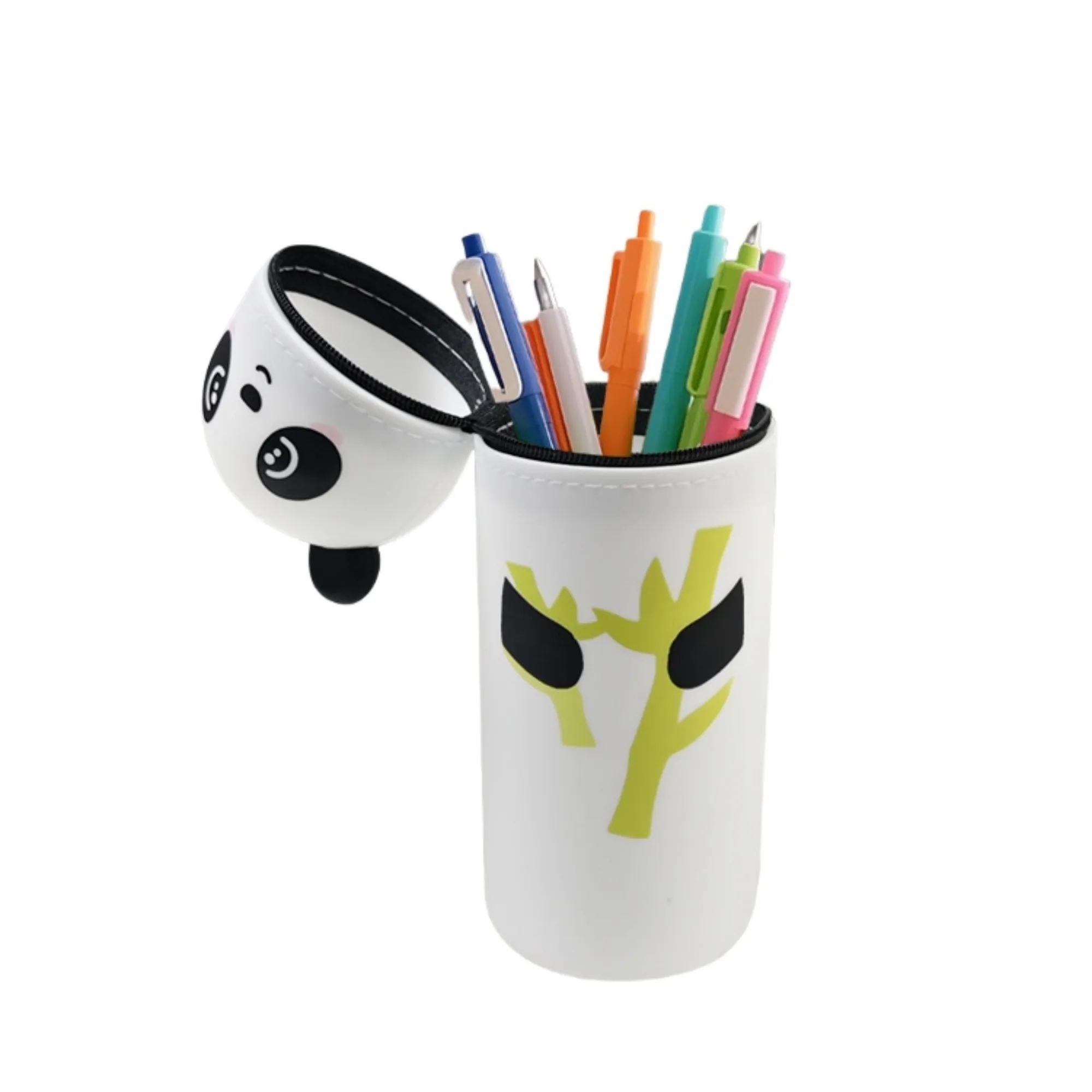 Cute Panda Silicone Pencil Case Stationery Pouch 1