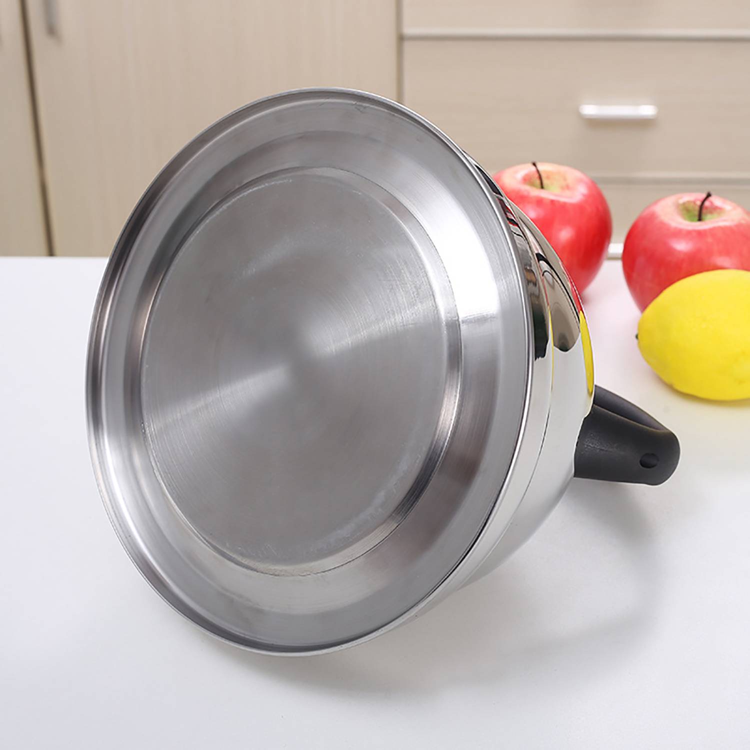 101oz Stainless Steel Blaring Flat Base Kettle 4