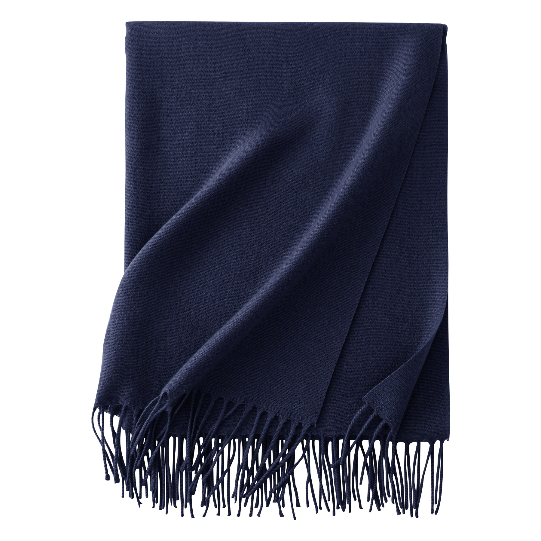 Winter Faux Cashmere Shawl Scarf With Tassels 12