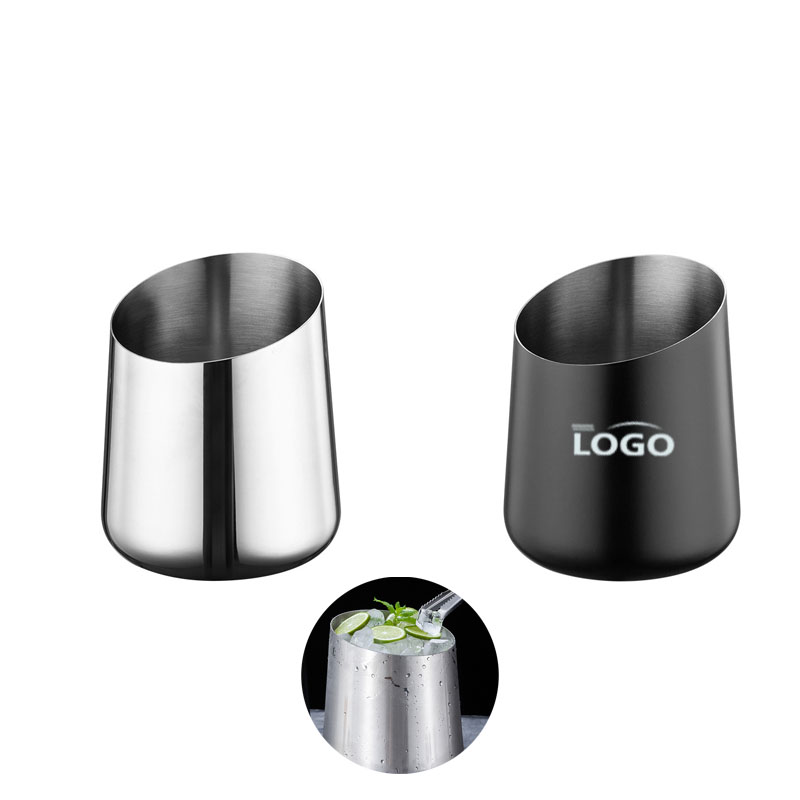 Stainless Steel Tilted Ice Bucket 4