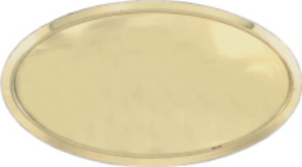 Gold Oval Name Badge Frame 1