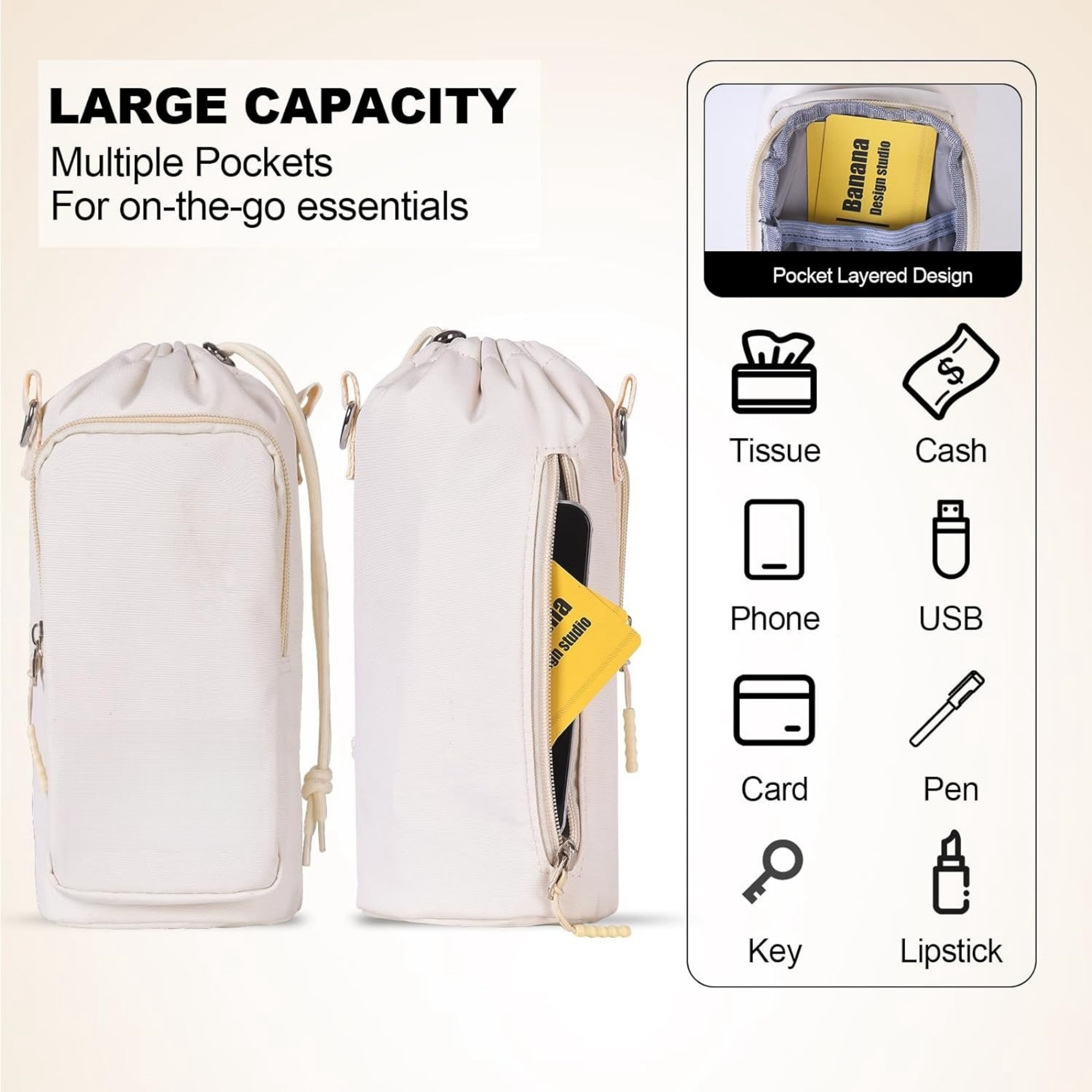 Water Bottle Holder With Strap 2