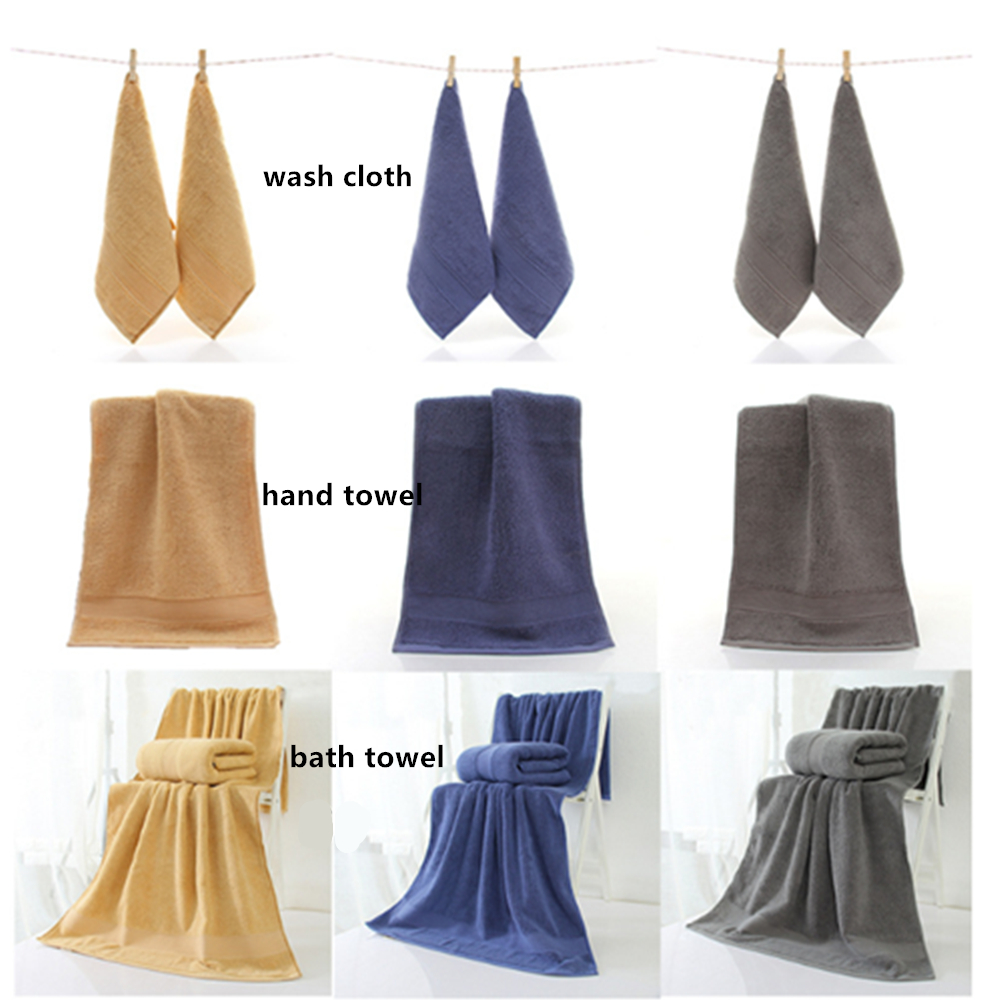 6 Piece Soft And Plush Cotton Bath Towel Set 4