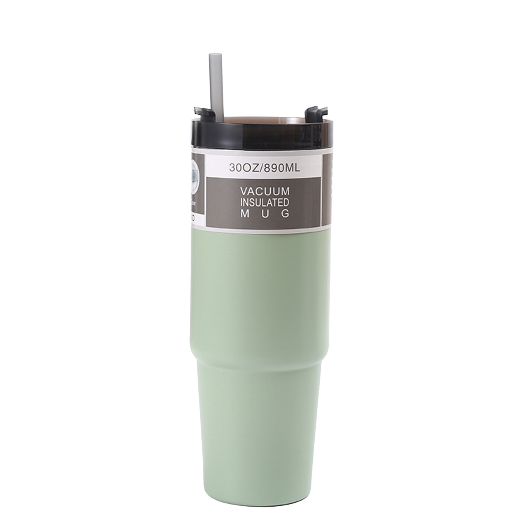 30oz Stainless Steel Cup with Straw 8