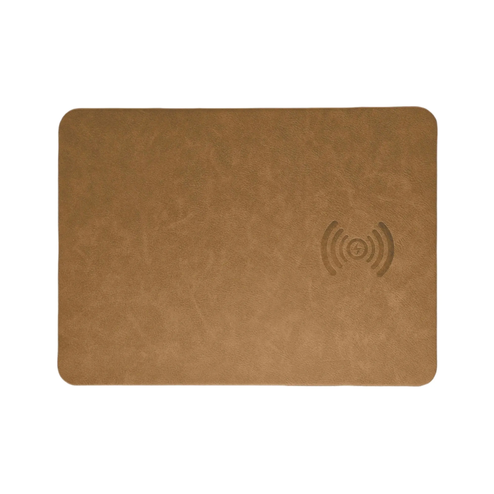 Leather Mouse Pad With Wireless Charging 3
