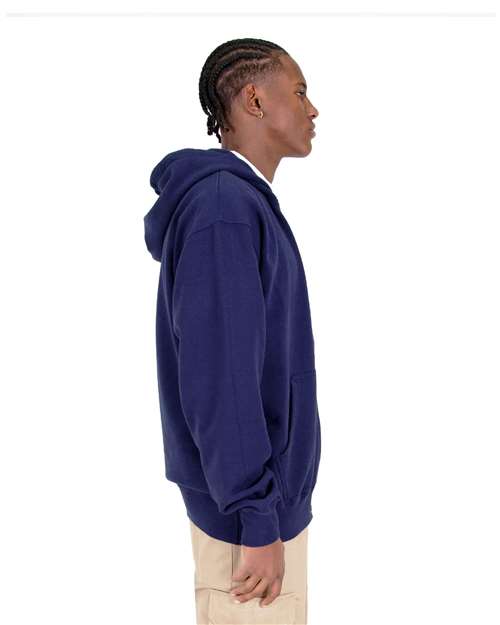 Unisex Max Heavy Garment-Dyed Double-Zip Hoodie Sweatshirt - SHGDZ 10