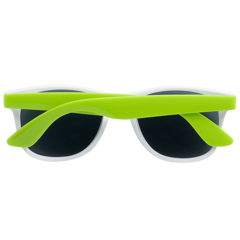 Custom White Frame Plastic Sunglasses 65