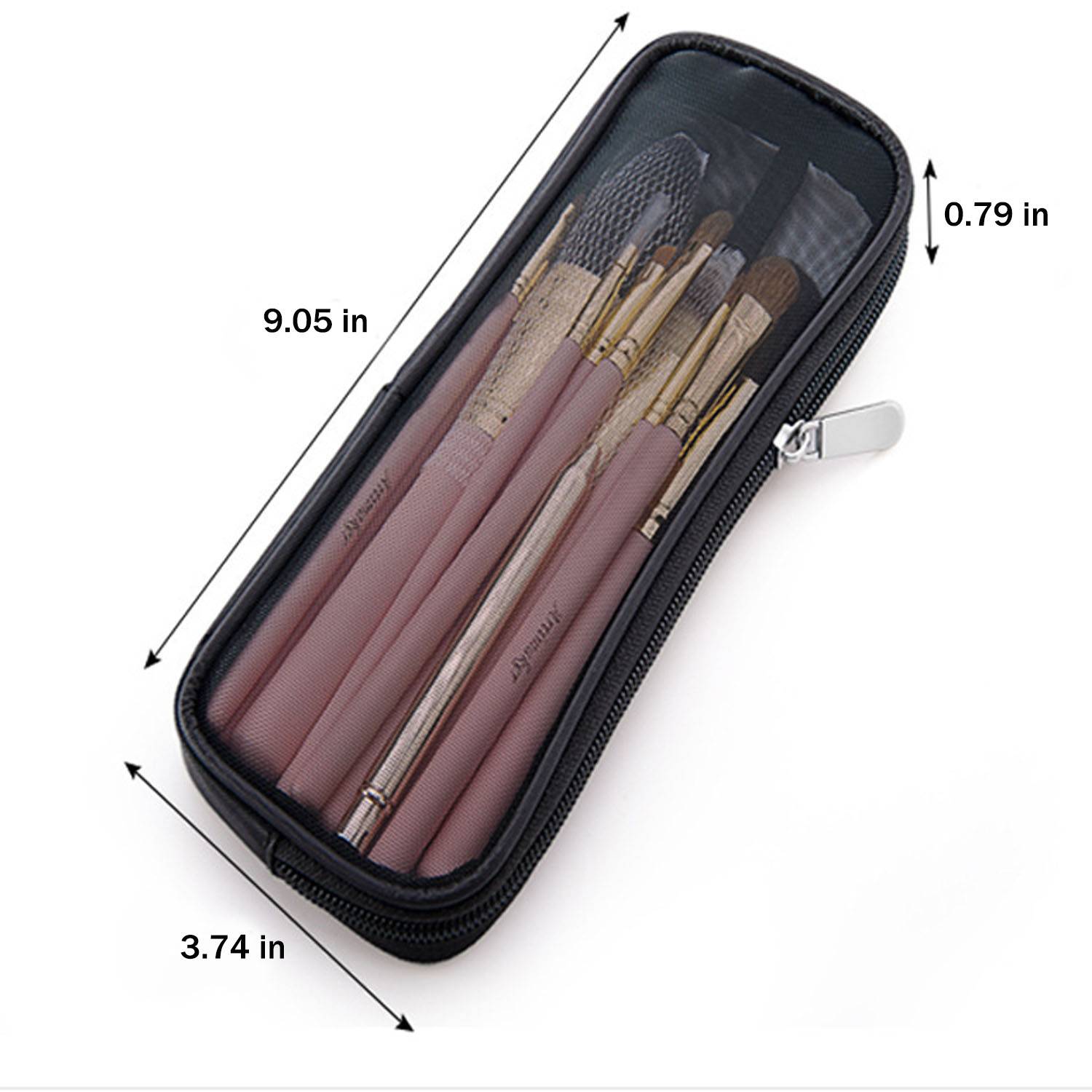 Lightweight Portable Breathable Nylon Mesh Makeup Bag 6