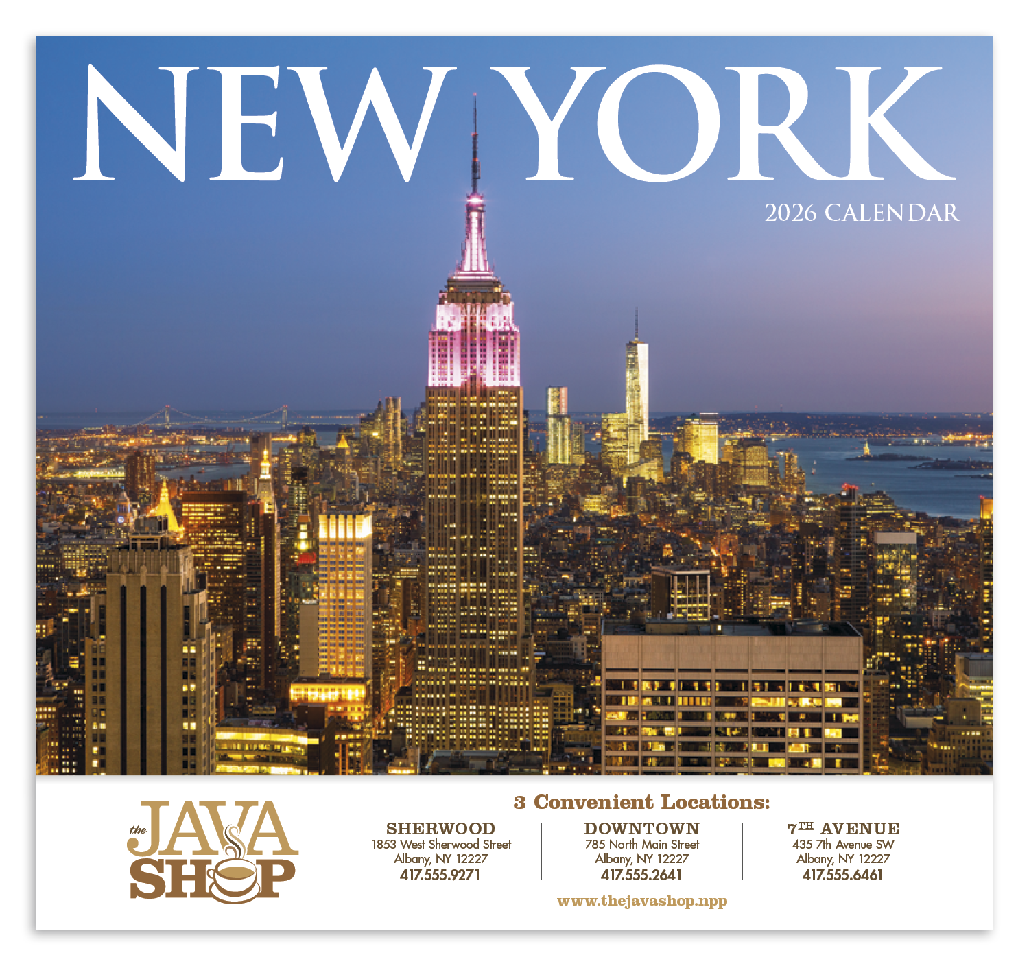 HotLine® Products New York Appointment Calendar - Stapled 40