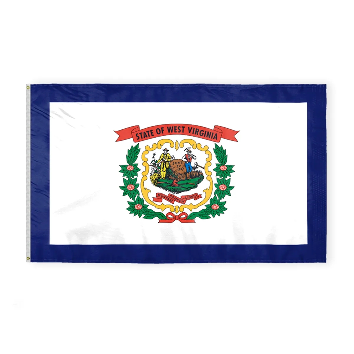 12"x18" to 8'x12' West Virginia Nylon Flags 5