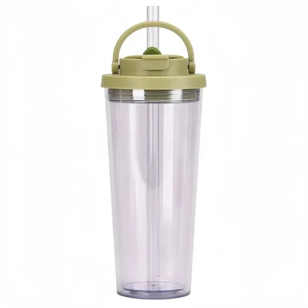 24oz Boba Tumbler - Insulated Cup with Lid & Straw 27