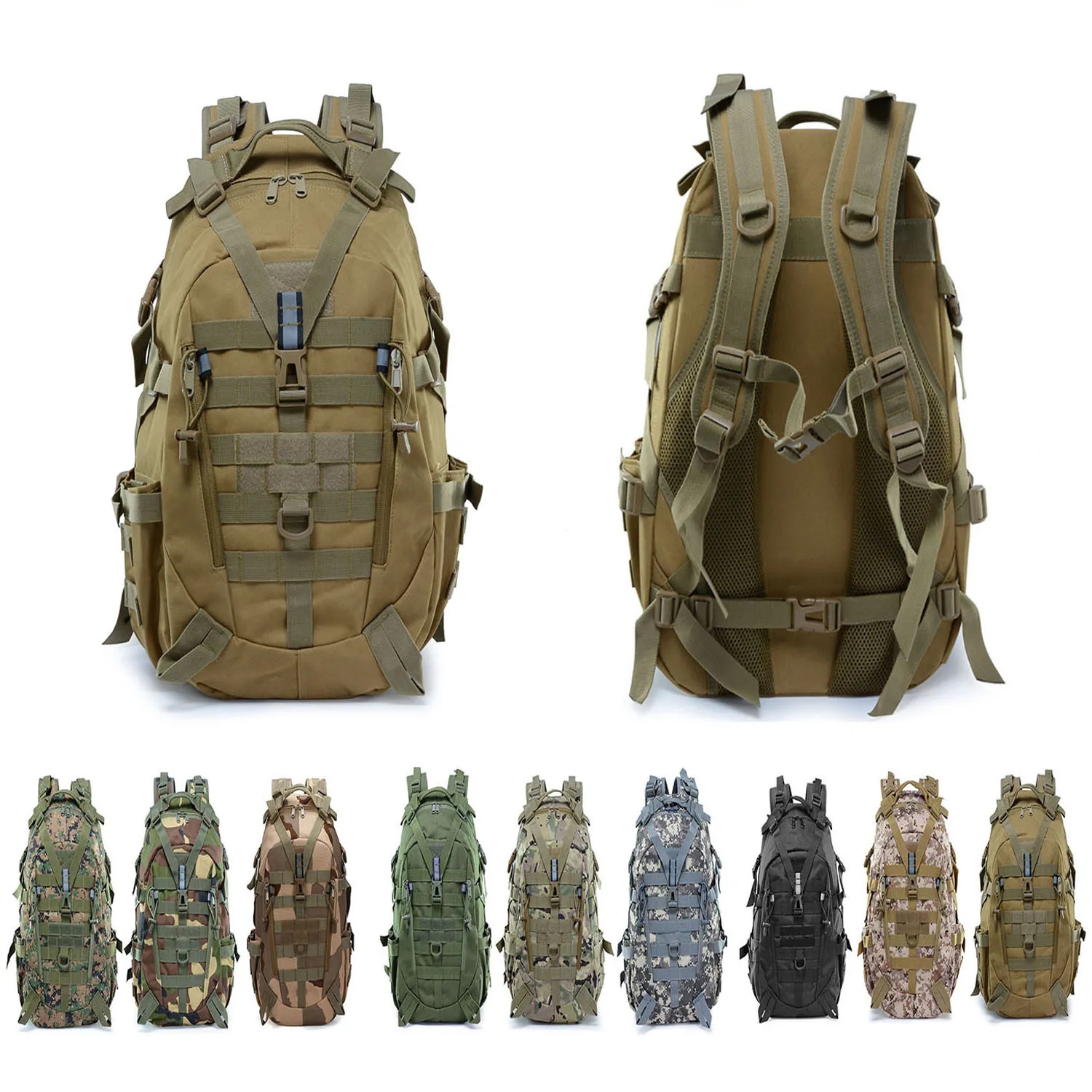 Hiking Biking Camouflage Tactical Backpack 2