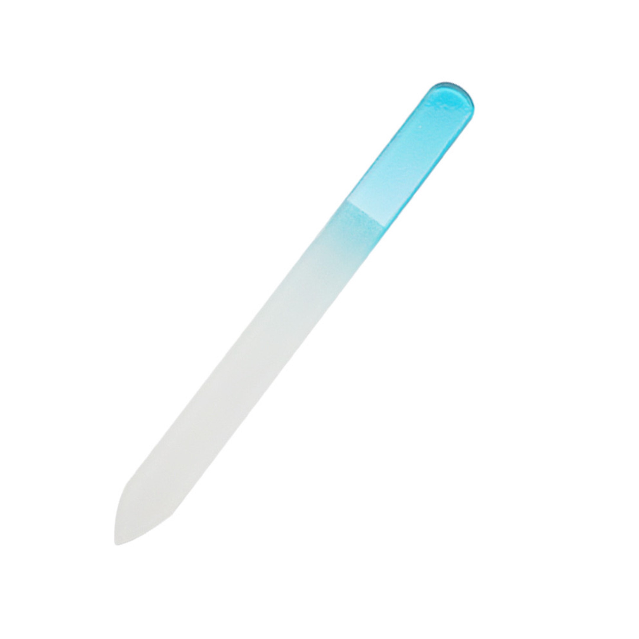 5 1/2" Premium Tempered Glass Nail File in Clear Sleeve 4