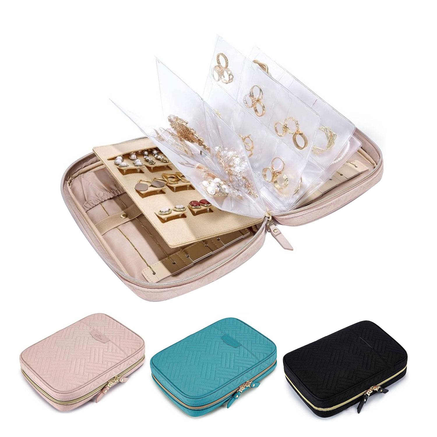 Jewelry Rolls Zipper Pouch Bag 2