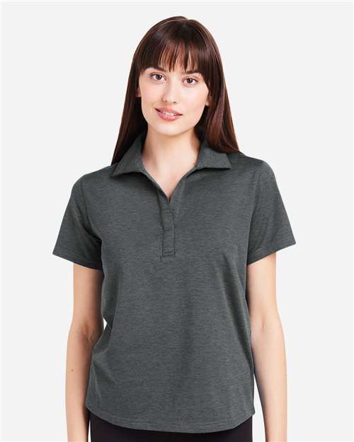 Women's Fairway Marbled Jersey Polo - PDP7058 13