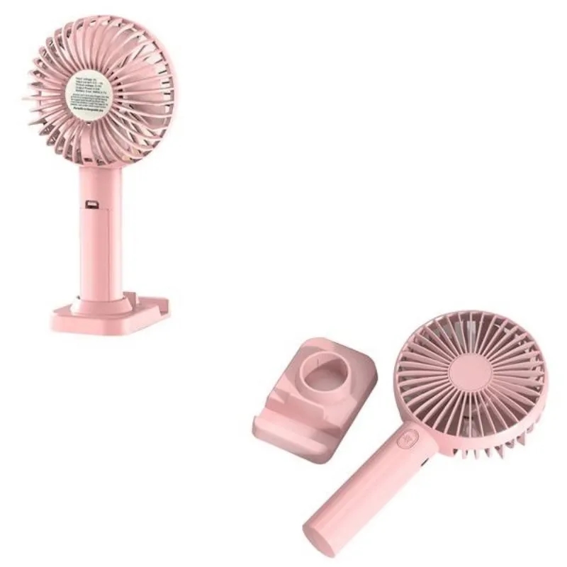 Round Handheld Fan with Phone Stand 3