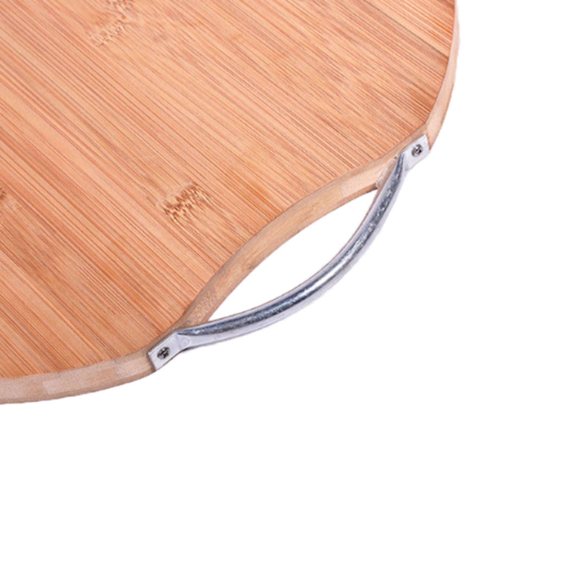 Bamboo Round Chopping Boards With Handle 3