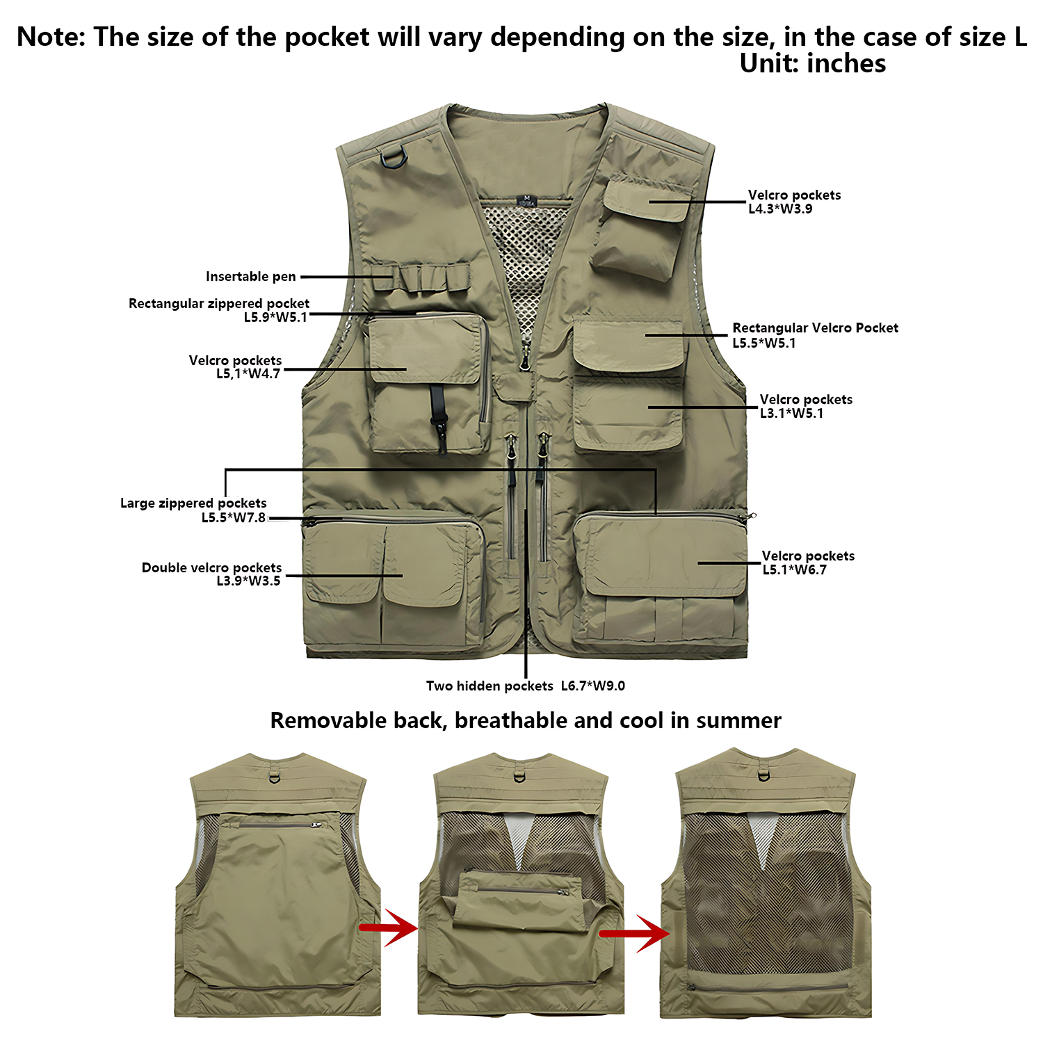 Multi-functional Outdoor Quick-Drying Vest 6