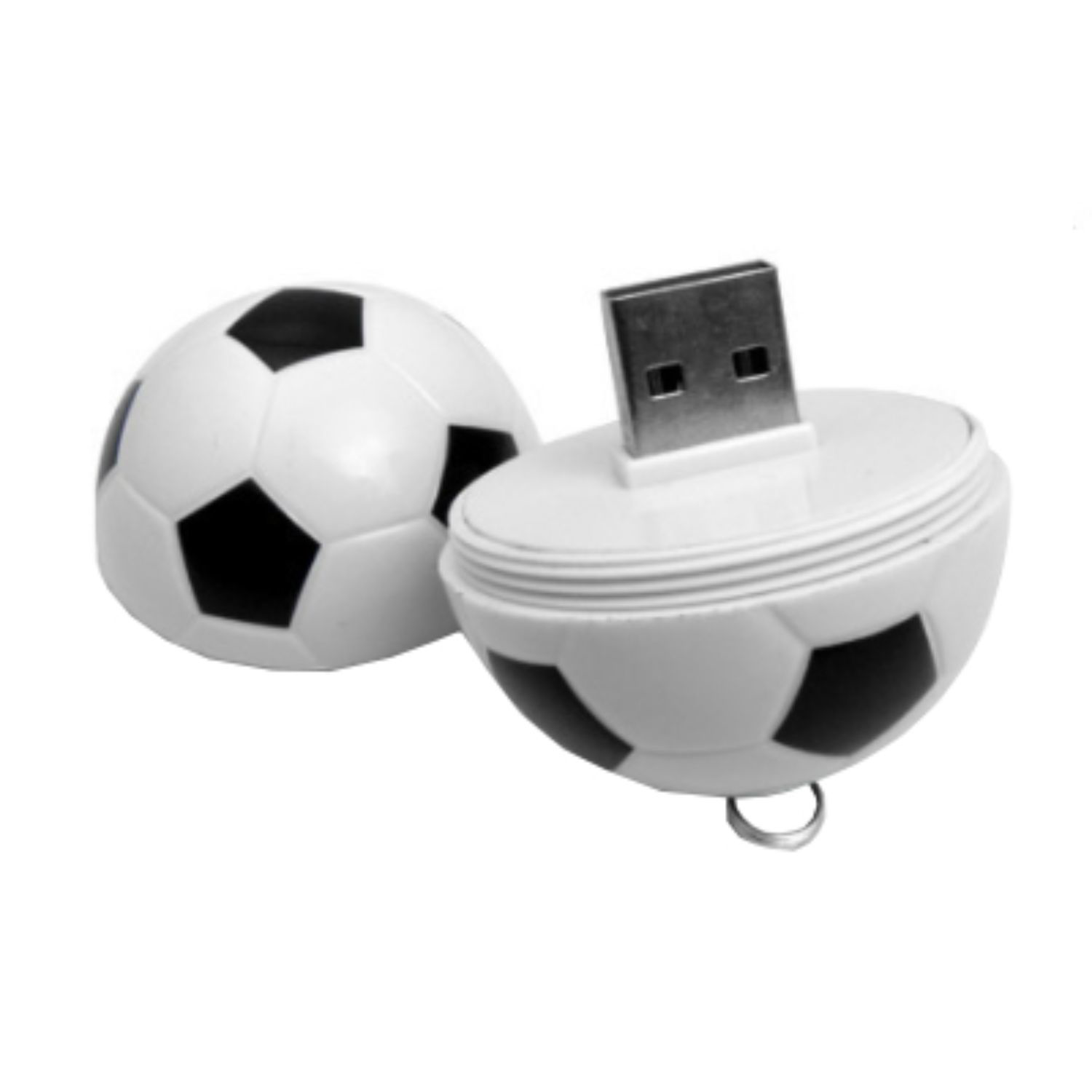 Soccer Shaped Fast USB Drive with Keyring 5