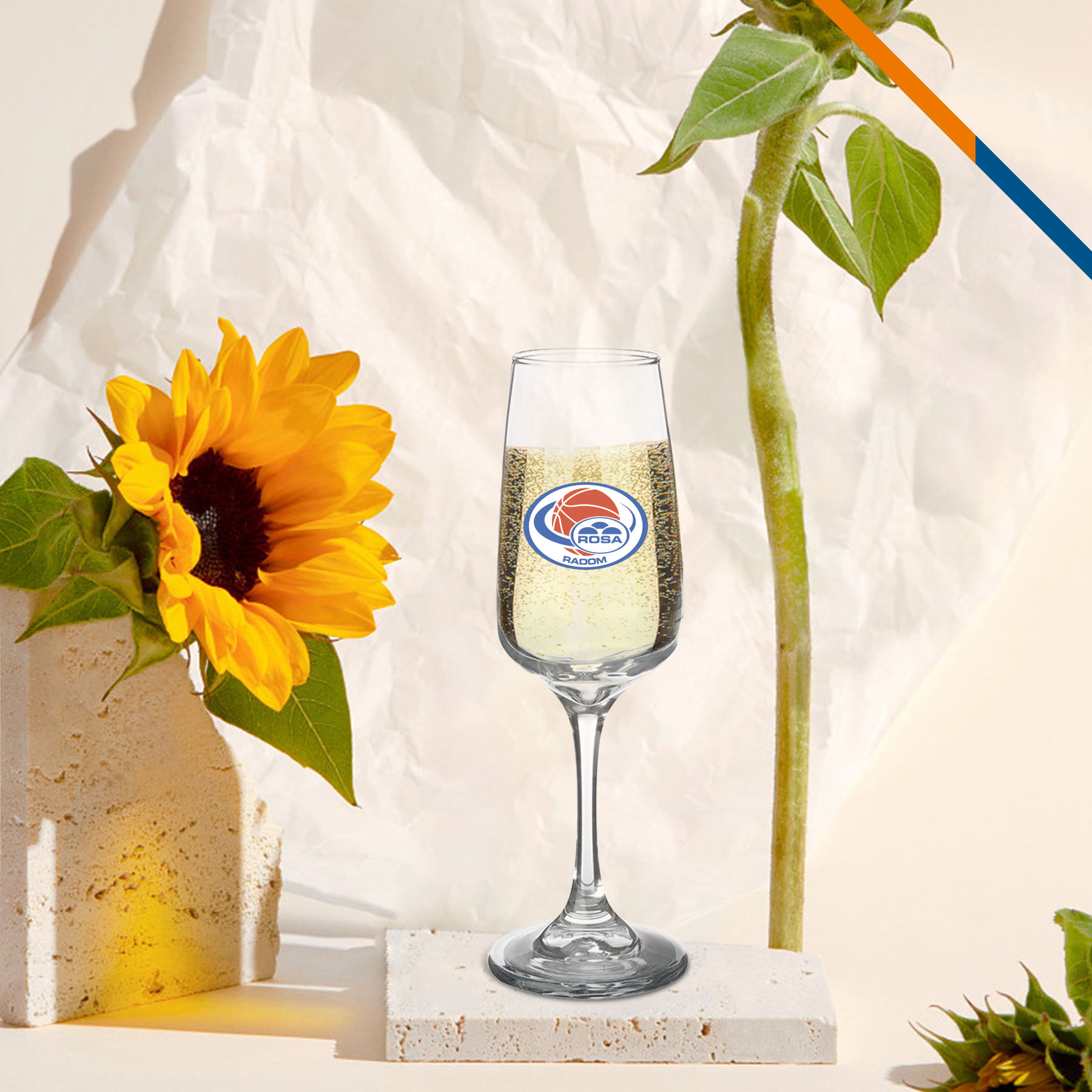 Elegant Champagne Flutes - 7 OZ. 5