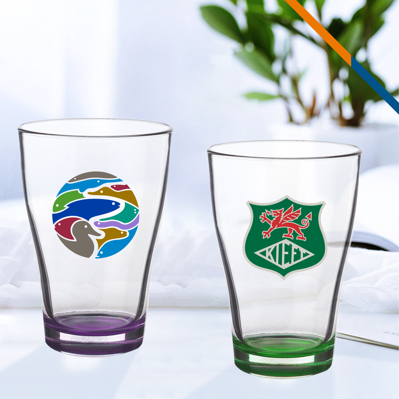 Grover Pub Beer Glasses - 12 OZ. 4